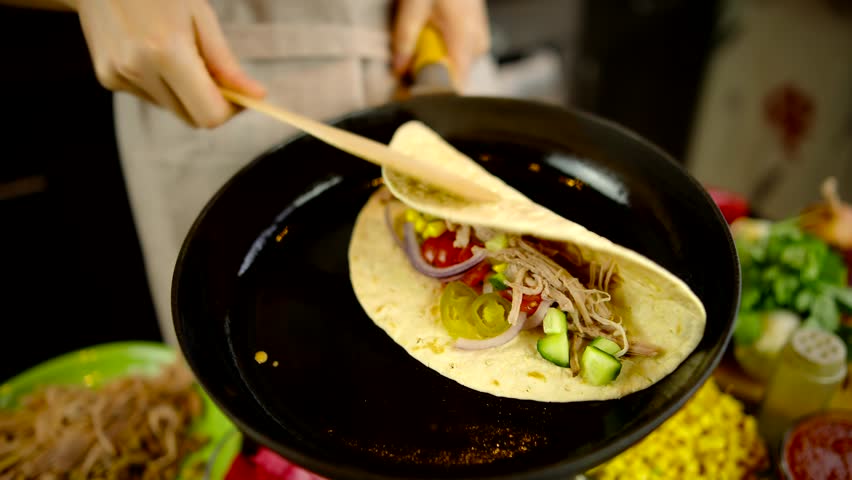 Tasty Mexican Tacos Filled Meat. Homemade American Soft Shell Beef Tacos. Mexican Food Burrito. Tortilla Fast Food. Mexican Pork Carnitas Tacos Fajitas. American Taco Salsa Corn Tortilla Carne Asada