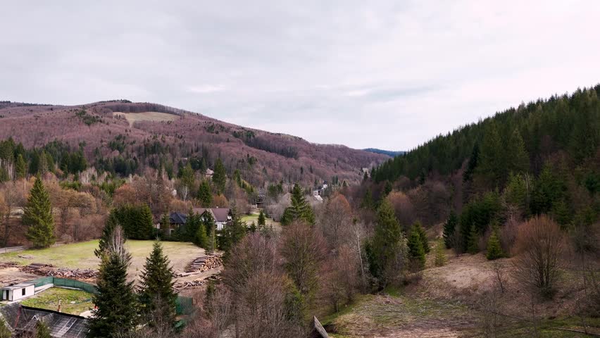 Bucovina Landscape from Above, Romania