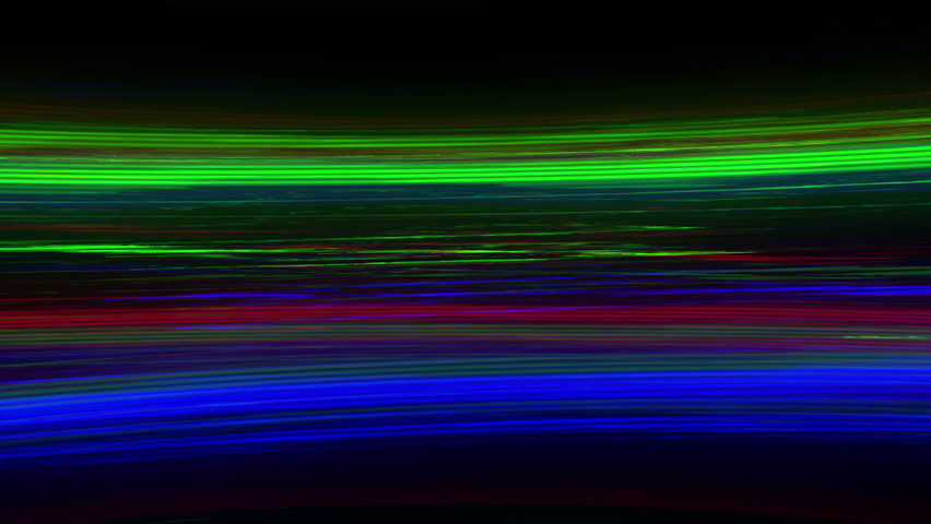 vhs glitch overlay transition with chromatic aberration RGB separation effect