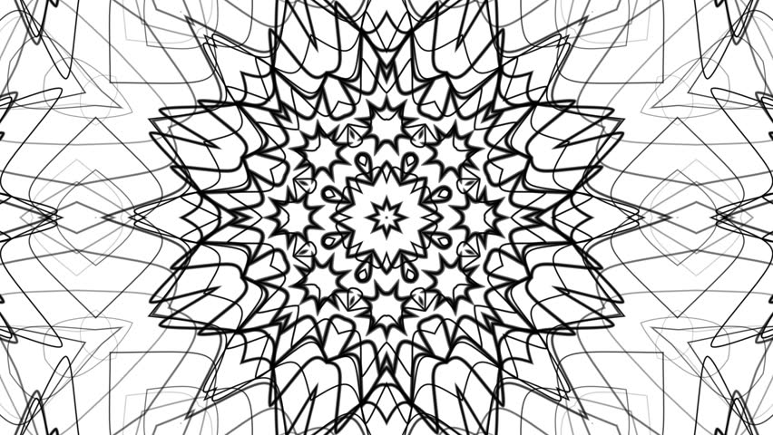 white and black gradient lines form symmetrical intricate floral patterns on white. Perfect for decor prints, textile designs, wallpaper, and abstract backgrounds - Powered by Shutterstock - Get 15% off with code: PIKWIZARD15