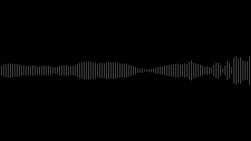 4K Sound Waves Animation, Oceanic Waveform Visual for Audio-Driven Projects and Music Visualizers Background for Audio.