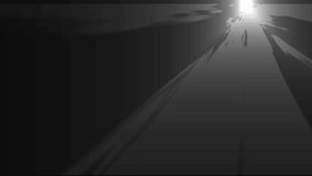 Isolated white light rays animation. Shine or sun effect on black screen.White light beams on black background. Light animation. - Powered by Shutterstock - Get 15% off with code: PIKWIZARD15