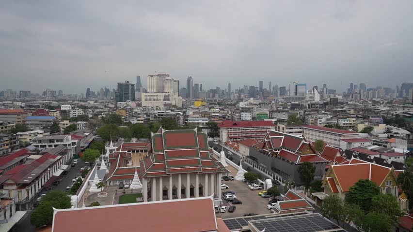 View the Cityscape and Buildings of Bangkok in Thailand Asia