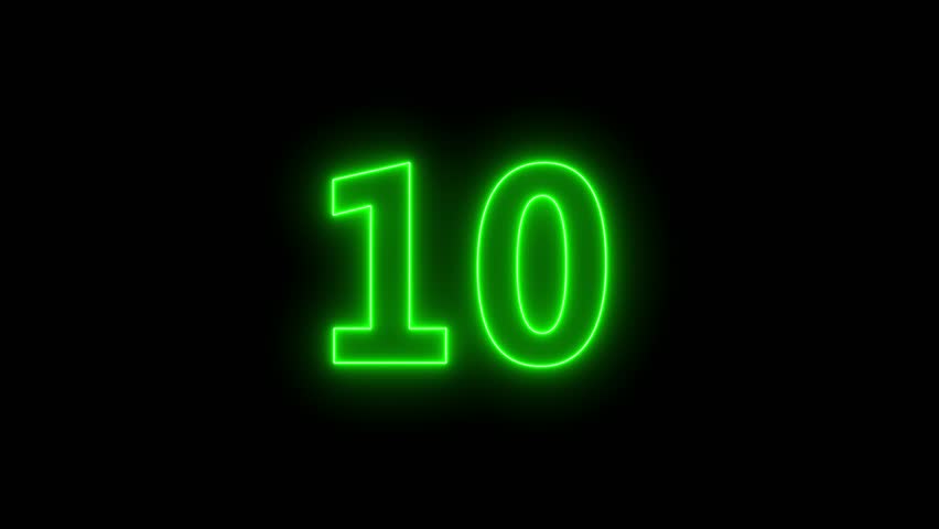 Neon Vertical Ready Set Go Flying Type Animation Loop go 10-1 sign competition title text background let's go countdown animation, animation for countdown, counting down 321 go