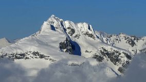 Snow-Covered Mountain Ridge Near Pemberton In British Columbia, Canada. Aerial Shot - Powered by Shutterstock - Get 15% off with code: PIKWIZARD15