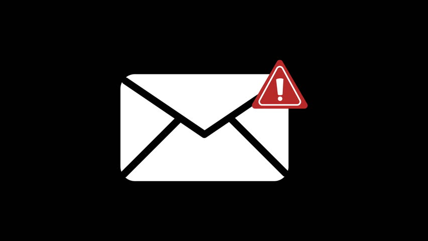 Email hacked alert notification, cybersecurity threats and warnings. warning email icons, representing email threat, phishing attack, malware, data breach, cybersecurity alert, scam message, spam risk - Powered by Shutterstock - Get 15% off with code: PIKWIZARD15