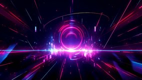 Dynamic VFX loop in comic and anime style. Seamless 2D animation with glow, particles, and neon magic perfect for cyberpunk aesthetics. - Powered by Shutterstock - Get 15% off with code: PIKWIZARD15