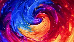 Vibrant Swirling Colors Abstract Paint Texture Artistic Design Rainbow Hues Fluid Motion Dynamic Energy Psychedelic Art Vivid Palette - Powered by Shutterstock - Get 15% off with code: PIKWIZARD15