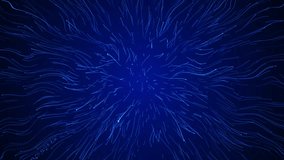 Data flow transfer high speed internet AI analysis Big data machine learning neural network technology. particles abstract background. Flow of particles. Big data transfer glow lines stream line light - Powered by Shutterstock - Get 15% off with code: PIKWIZARD15