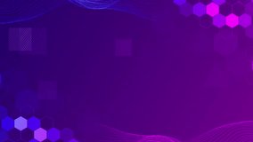 Neon hexagon background hexagon wire frame glowing lines blue pink, purple for modern futuristic geometric tech. Technology, science or business concept. medical technology digital business background - Powered by Shutterstock - Get 15% off with code: PIKWIZARD15