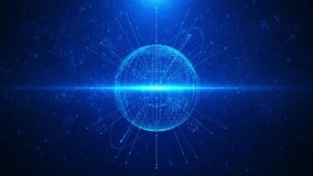 Futuristic sphere made points lines. Network connection structure visualization. network of connections globe. Global connections, computing data processing Worldwide Big Data Cloud. World Connections - Powered by Shutterstock - Get 15% off with code: PIKWIZARD15