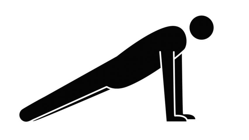 Excercise fitness moments animated icon 