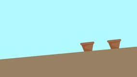 A creative cartoon animation showing a plant growing from a pot with a flower shaped like a dollar sign ($). This looped 2D animation symbolizes economic growth, financial success, or money-related th - Powered by Shutterstock - Get 15% off with code: PIKWIZARD15