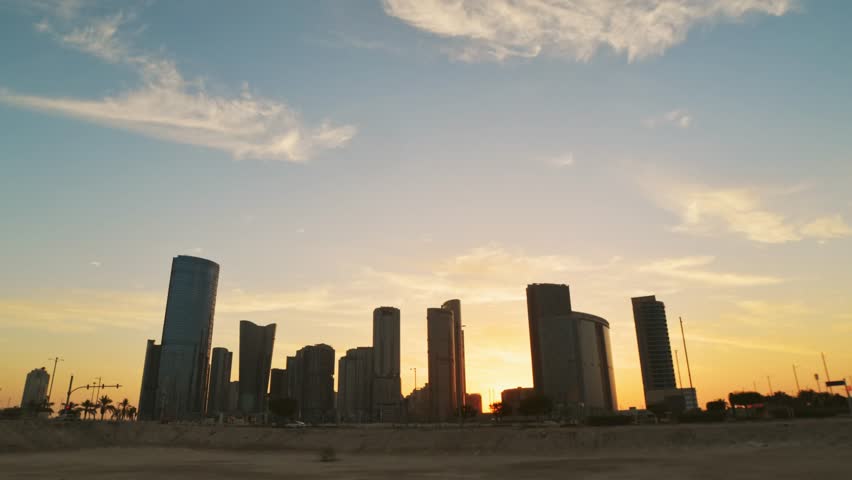 Abu Dhabi, UAE - 25th april,2025: static Al reem island Modern UAE skyline, luxury skyscrapers and office towers, showcasing business hubs, real estate growth, futuristic urban development Middle East