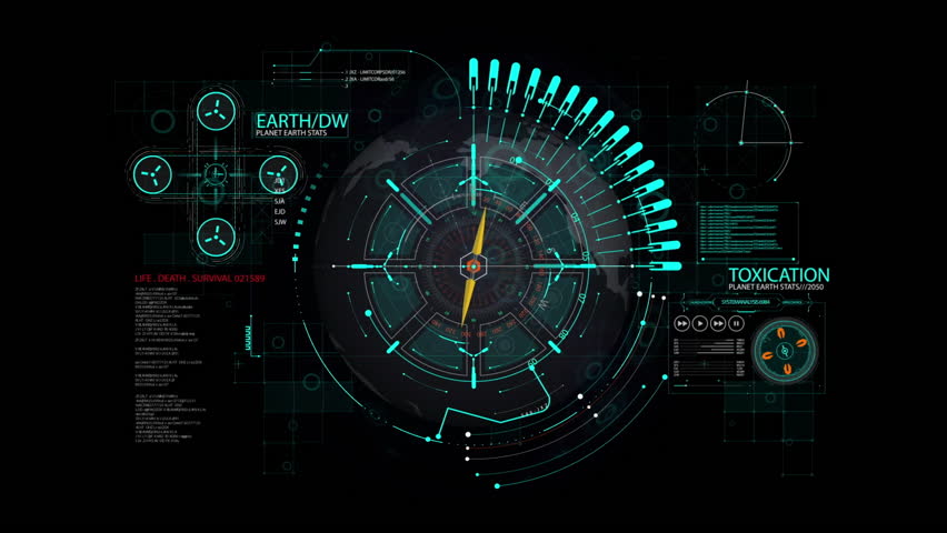 Wow and Awesome Comic Style Animated Text with Life, Death, Survival Data Screen and colorful comic-style background.