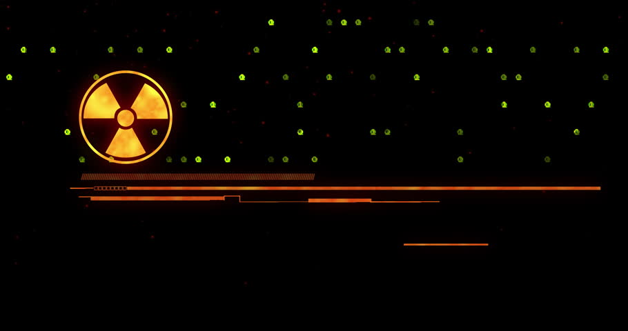 Starting with binary rain, hazard icon appearing and text morphing into immediate action required. Cybersecurity, alert, digital, warning, glitch, technology, hazard