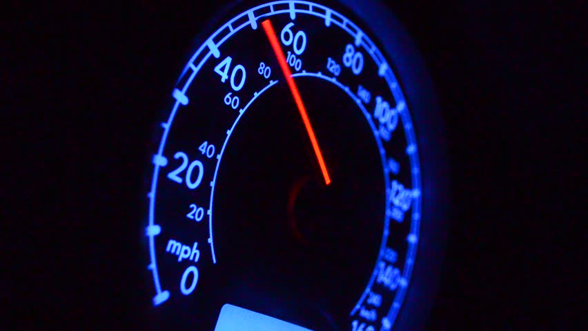 Speedometer close up Royalty-Free Stock Footage #3800816