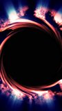 Dramatic visual of a fiery black hole surrounded by swirling plasma and cosmic light in deep space - Powered by Shutterstock - Get 15% off with code: PIKWIZARD15