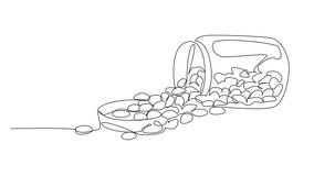 Animated self drawing of continuous line drawing colorful jelly beans placed in a glass jar that fell. Snack that children fight over. National Jelly Bean Day. Full length single line animation - Powered by Shutterstock - Get 15% off with code: PIKWIZARD15