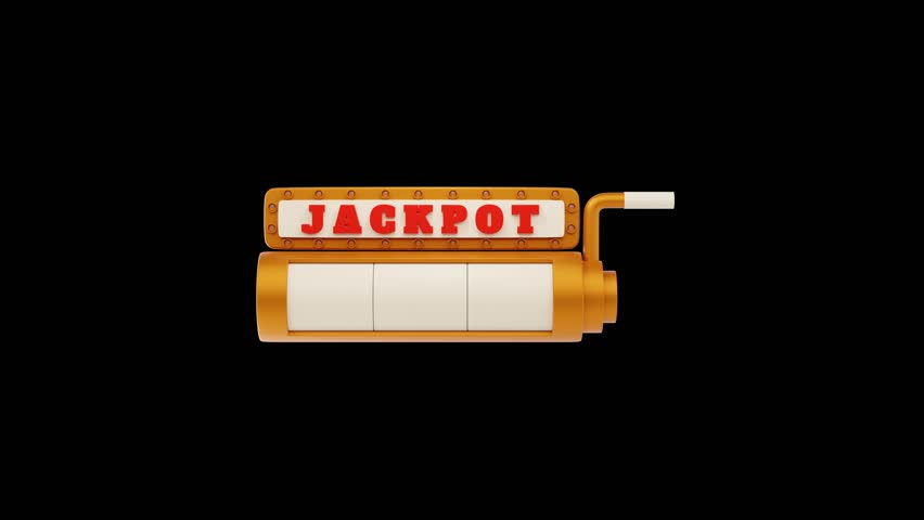 Jackpot Animation with Transparent Background Overlay
