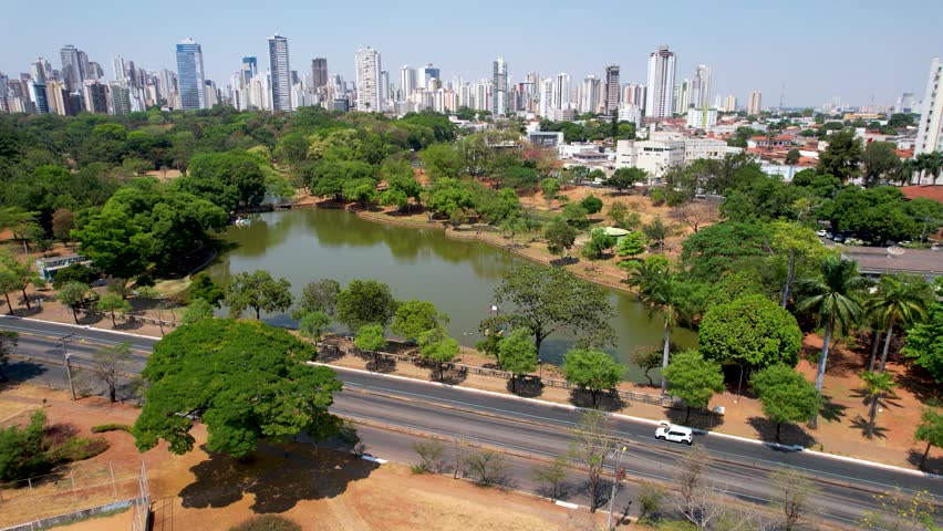Botanical Garden In Goiania Goias Brazil. Famous Botanical Garden Showing The Around The City. Metropole Landscape Company Building Stunning. Company Building. Goiania Goias.