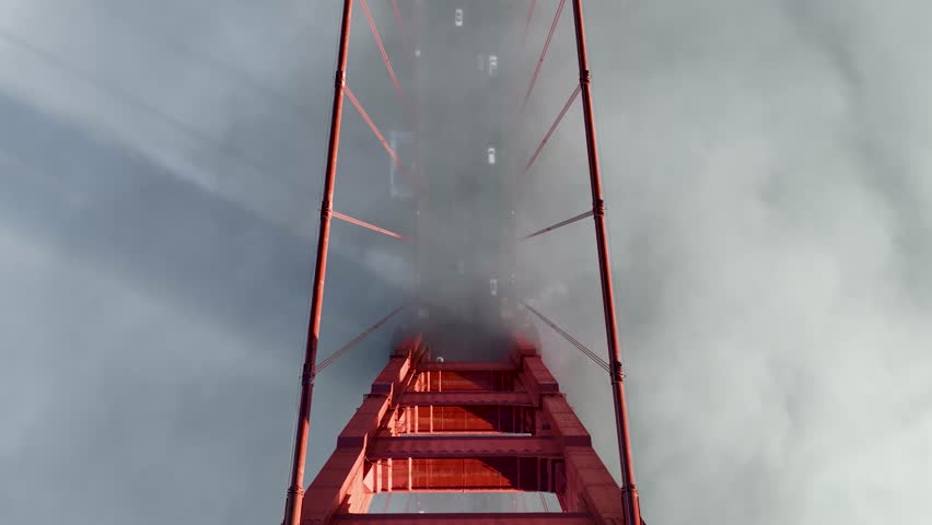 Golden Gate Bridge In San Francisco California United States. Iconic Structure Of Bridge Connecting Landmarks Streets. Town Sky Backgrounds Urban. Backgrounds Downtown Panoramic City.