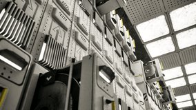 Futuristic 3D Cloud AI Data Center Interior – High-Tech Server Room - Powered by Shutterstock - Get 15% off with code: PIKWIZARD15