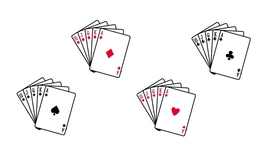 Several hands of cards are shown from different angles, presenting the variety and strategy involved in poker and card games