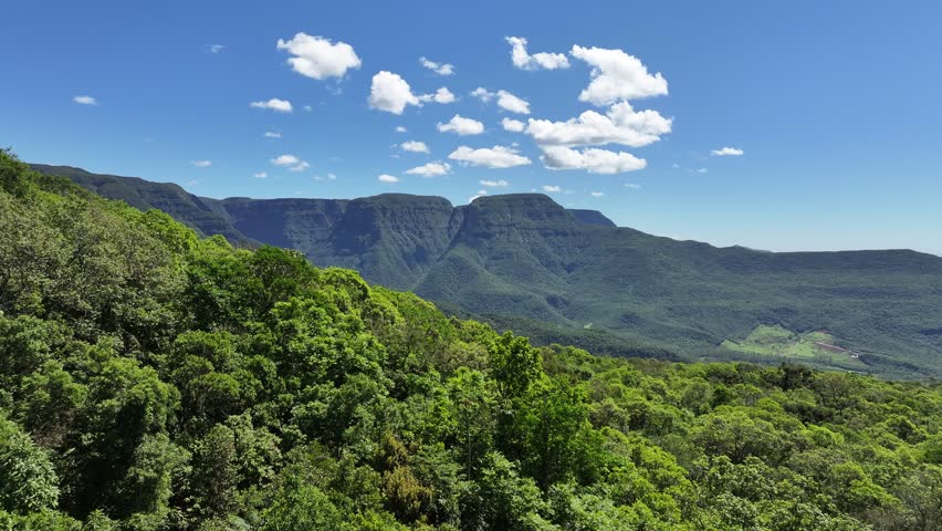 Scenic Canyons In Praia Grande Santa Catarina Brazil. Dramatic Landscape Of Beautiful Canyons In The Tropical Scene. Deserted Outdoor Farming Stunning. Farming. Praia Grande Santa Catarina.