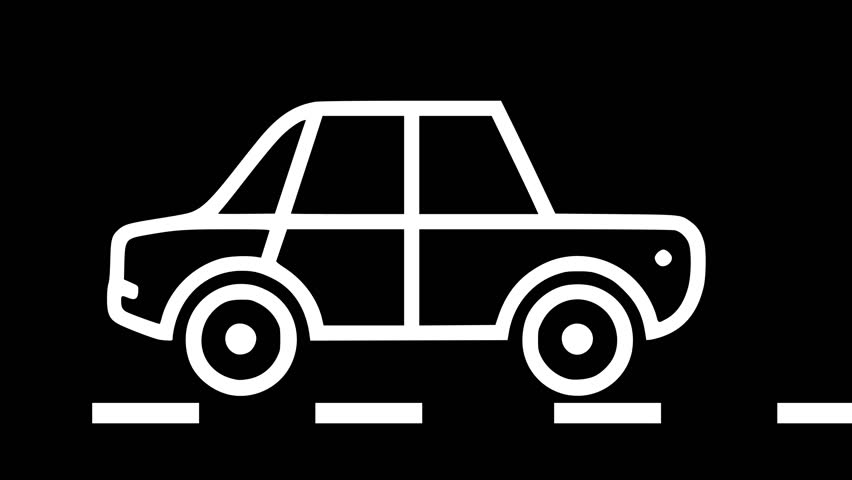 Car Icon Vector Illustration – Transportation Symbol