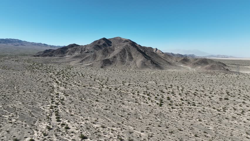 Mojave Desert In San Bernardino California United States. Powerful Landscape Of The Vehicles In A Famous Road . Nature Dramatic Sky Sky Forest. Nature Agro Rural Panoramic View.