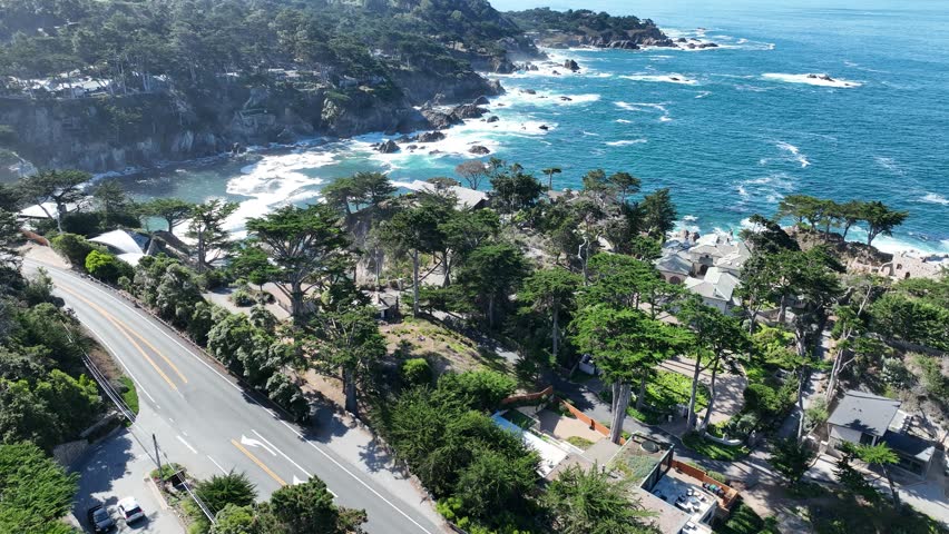 Coast Sea In Highway 1 California United States. Beaches Of California Big Sur In Pacific Coast Highway. Coast Horizon Seaside Summertime. Coast Outdoor Beach Panoramic. Highway 1 California.