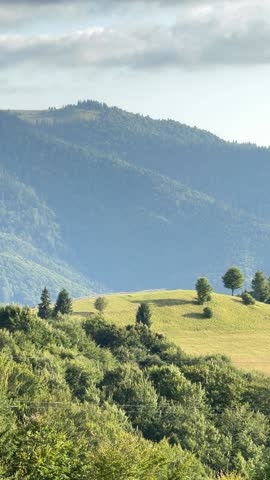Beautiful nature in Carpathian Mountains, Ukraine