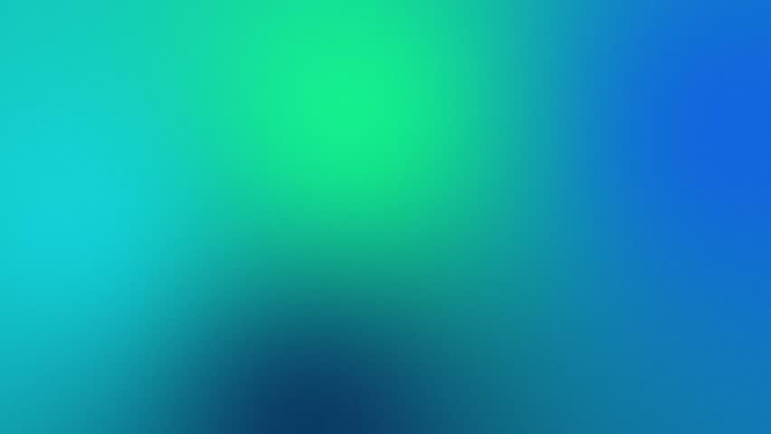 Turquoise blue green fresh liquid gradient color changing background animation, empty template