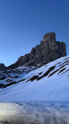 Car - Park -  Landscape in Italy - Dolomites Beutiful