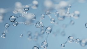 Arc shot of molecular structures. 3d animation - Powered by Shutterstock - Get 15% off with code: PIKWIZARD15