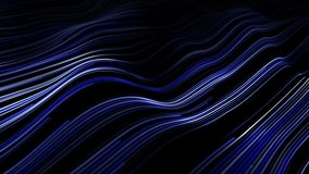 Abstract digital data wave with glowing particles and dynamic lines on a dark background, concept of technology and data visualization. Loop 3d animation - Powered by Shutterstock - Get 15% off with code: PIKWIZARD15