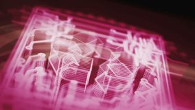 Trash waste management and delete bin symbol abstract digital concept. Global network and cyber technology background seamless and looped 3d animation. - Powered by Shutterstock - Get 15% off with code: PIKWIZARD15