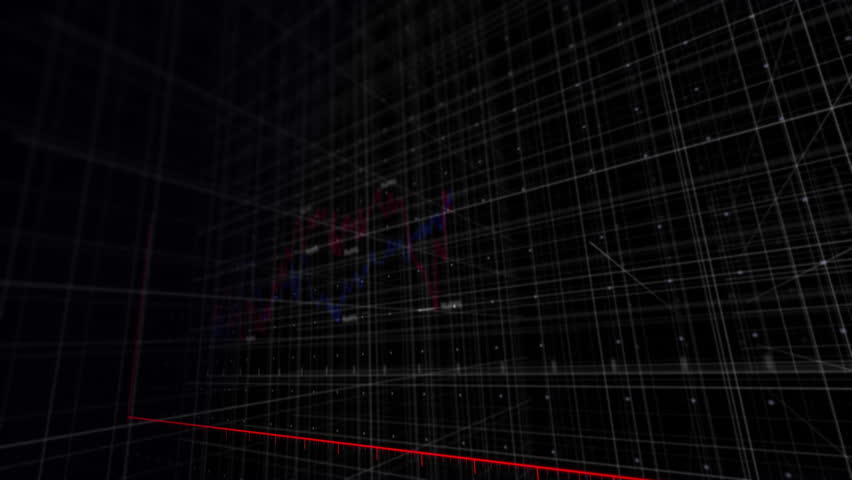 Noise condensing into wireframe brain rotating with bars rising and line graphs visualizing data. Futuristic, digital, data, visualization, technology, analytics, innovation - Powered by Shutterstock - Get 15% off with code: PIKWIZARD15