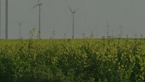 Binary code starting wireframe avatar rotating arms and ascending over turbines showing energy flow. Technology, innovation, sustainability, digital, renewable, futurism, abstraction - Powered by Shutterstock - Get 15% off with code: PIKWIZARD15