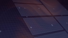 Circuit traces fading in, panels adding axes, bars rising, numbers floating near radar showing data. Technology, data visualization, dashboard, infographic, futuristic, analytics, digital - Powered by Shutterstock - Get 15% off with code: PIKWIZARD15