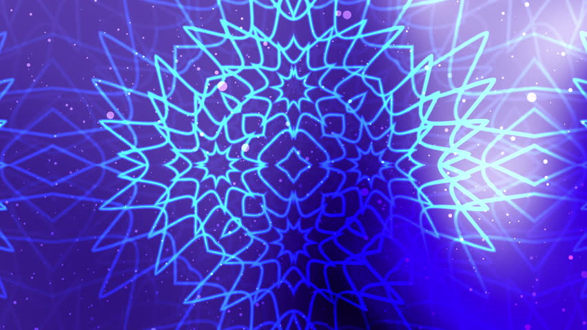 Ornamental symmetrical mandala blue elegant design with ethnic geometry and sacred radial balance for yoga decor fashion print spiritual healing projects and digital artwork