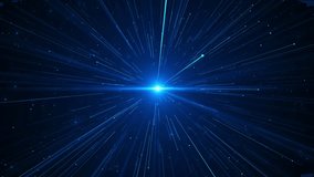 4K Digital cyberspace connection concept, big data, futuristic background, particles data network connections. Abstract technology data flow, grid. Tunnel lines Data flow Optical fibre effect Stream - Powered by Shutterstock - Get 15% off with code: PIKWIZARD15