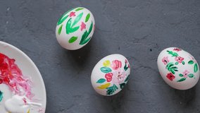 Easter celebration with decorated eggs, festive decorations and joyful spring atmosphere symbolizing renewal, hope and happiness. - Powered by Shutterstock - Get 15% off with code: PIKWIZARD15