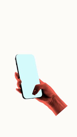 Hand with phone and like icon. Smartphone interaction and customer approval highlighting importance of user experience. Animation. Stop motion.. Concept of service, business communication, testimonial
