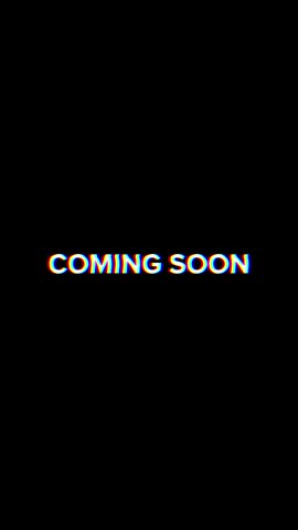  animation Coming soon with glitch distortion effect.4k vertical video of coming soon text