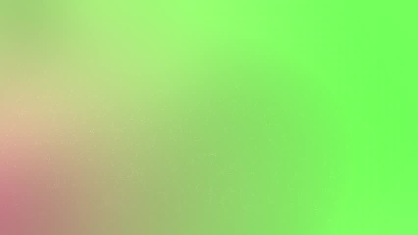 A smooth gradient shifts from pink to green, with subtle particle animation creating a soft, evolving background effect.