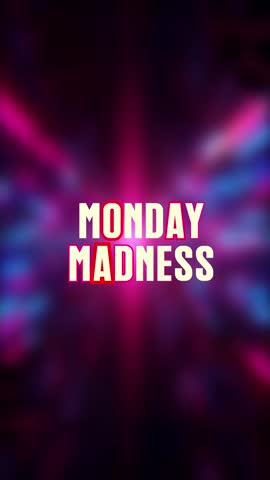 Monday Madness Party Flyer Motion Graphics For Restaurant