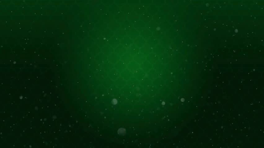 Eid Al-Adha - Emerald Green Background with Subtle Particle Effects Ideal for Motion Graphics Projects and Video Production