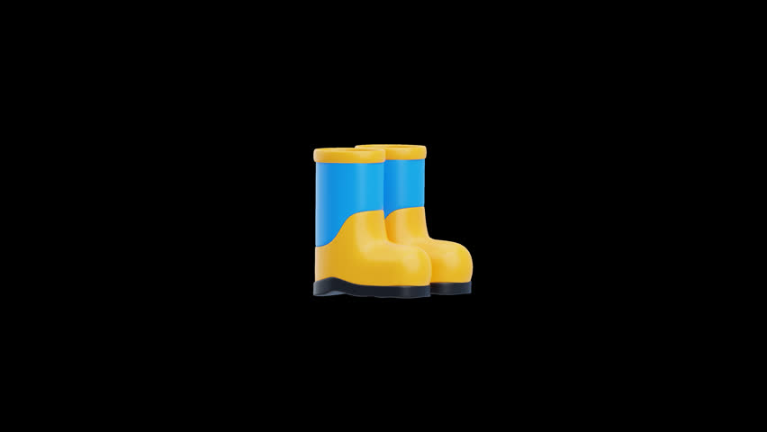 3D Animation of Garden Boot